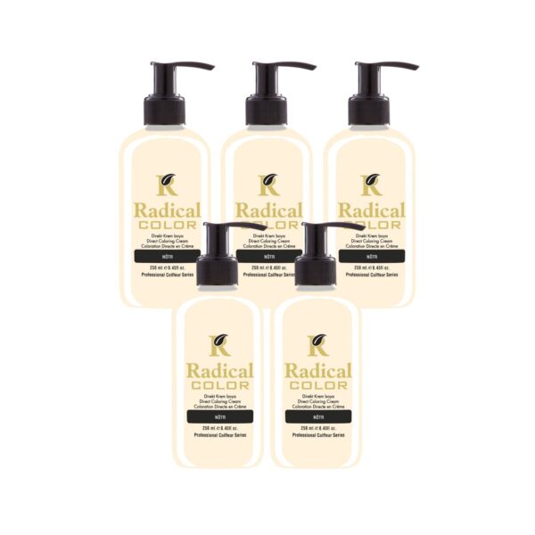 Radical Color NEW 25/Mixerizer Amonyaksız Su Bazlı Saç Boyası 250 ML 5 Adet Pastel Nötr