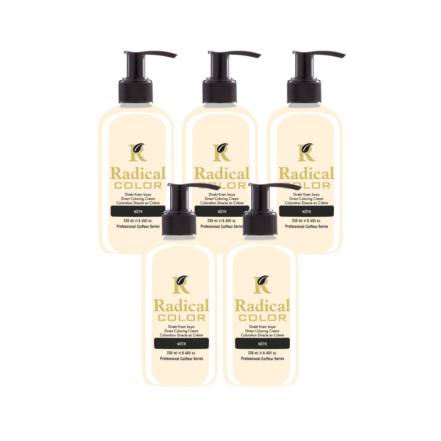 Radical Color NEW 25/Mixerizer Amonyaksız Su Bazlı Saç Boyası 250 ML 5 Adet Pastel Nötr Radical Color NEW 25/Mixerizer Amonyaksız Su Bazlı Saç Boyası 250 ML 5 Adet Pastel Nötr