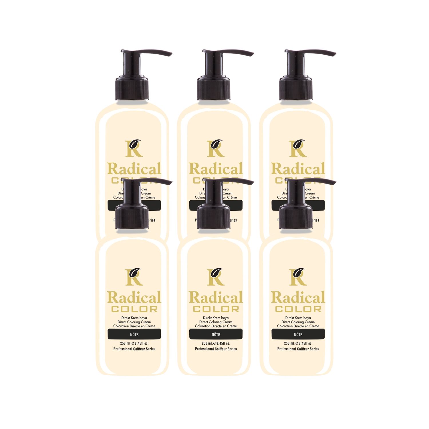 Radical Color NEW 25/Mixerizer Amonyaksız Su Bazlı Saç Boyası 250 ML 6 Adet Pastel Nötr Radical Color NEW 25/Mixerizer Amonyaksız Su Bazlı Saç Boyası 250 ML 6 Adet Pastel Nötr