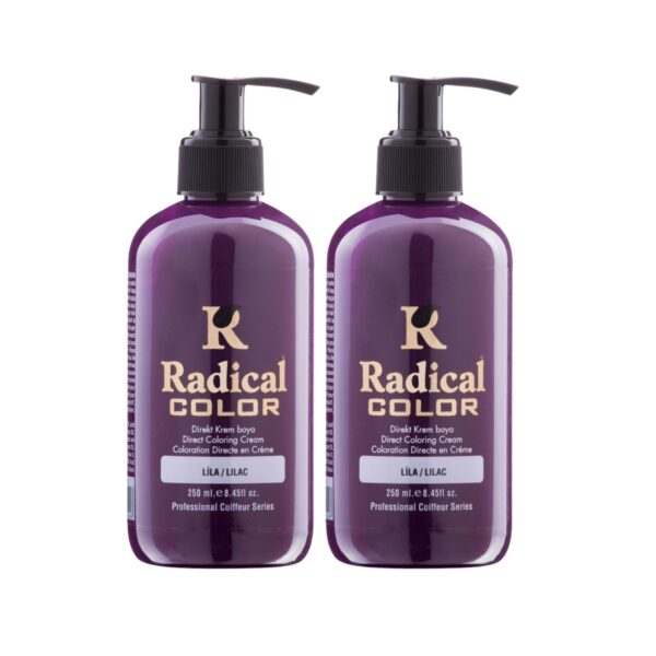 Radical Color NEW 25/Lilac Amonyaksız Su Bazlı Saç Boyası 250 ML 2 Adet Lila