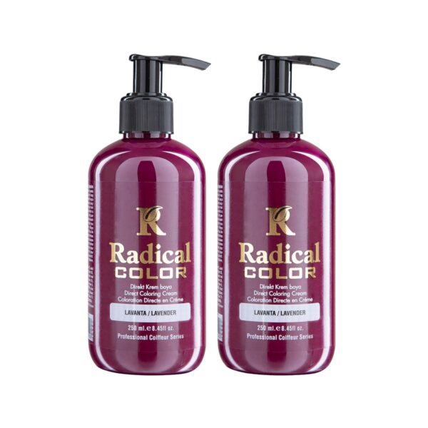 Radical Color NEW 25/Lavender Amonyaksız Su Bazlı Saç Boyası 250 ML 2 Adet Lavanta