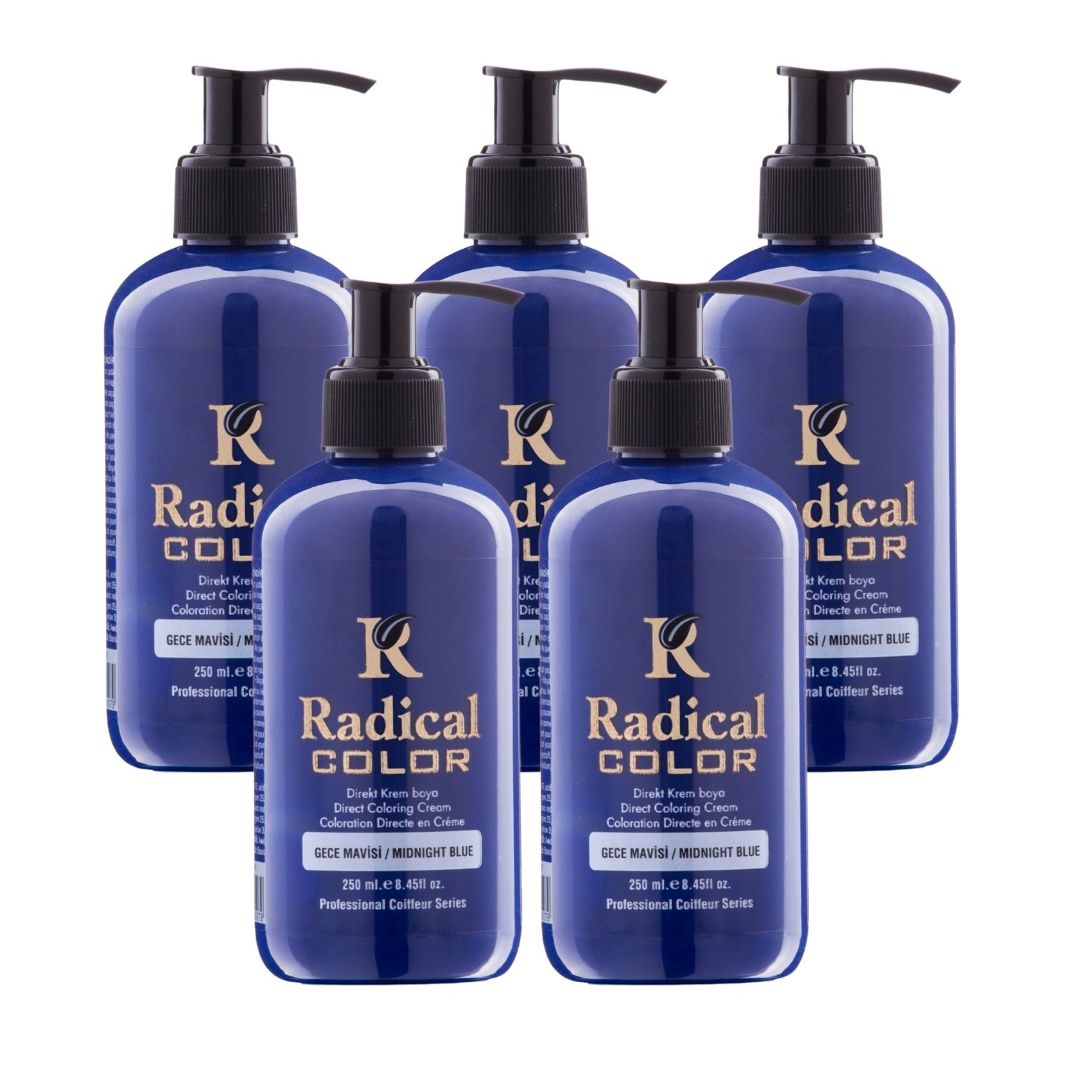 Radical Color NEW 25/Midnightblue Amonyaksız Su Bazlı Saç Boyası 250 ML 5 Adet Gece Mavisi Radical Color NEW 25/Midnightblue Amonyaksız Su Bazlı Saç Boyası 250 ML 5 Adet Gece Mavisi