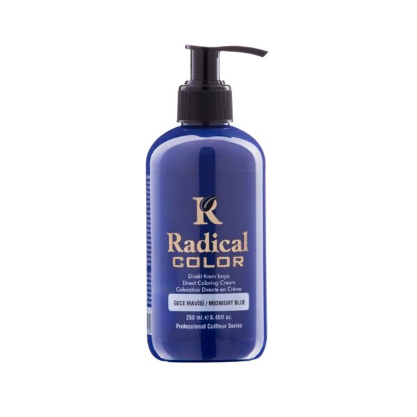 Radical Color NEW 25/Midnightblue Amonyaksız Su Bazlı Saç Boyası 250 ML 1 Adet Gece Mavisi
