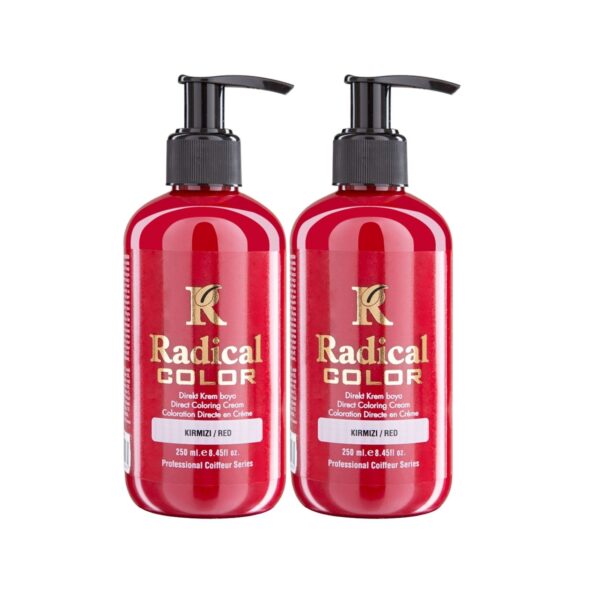 Radical Color NEW 25/Red Amonyaksız Su Bazlı Saç Boyası 250 ML 2 Adet Kırmızı