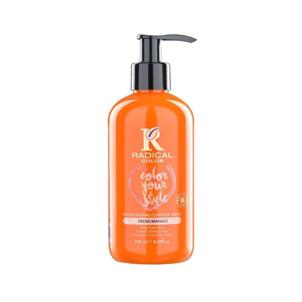 Radical Color NEW 25/Freshmango Amonyaksız Su Bazlı Saç Boyası 250 ML 1 Adet Mango