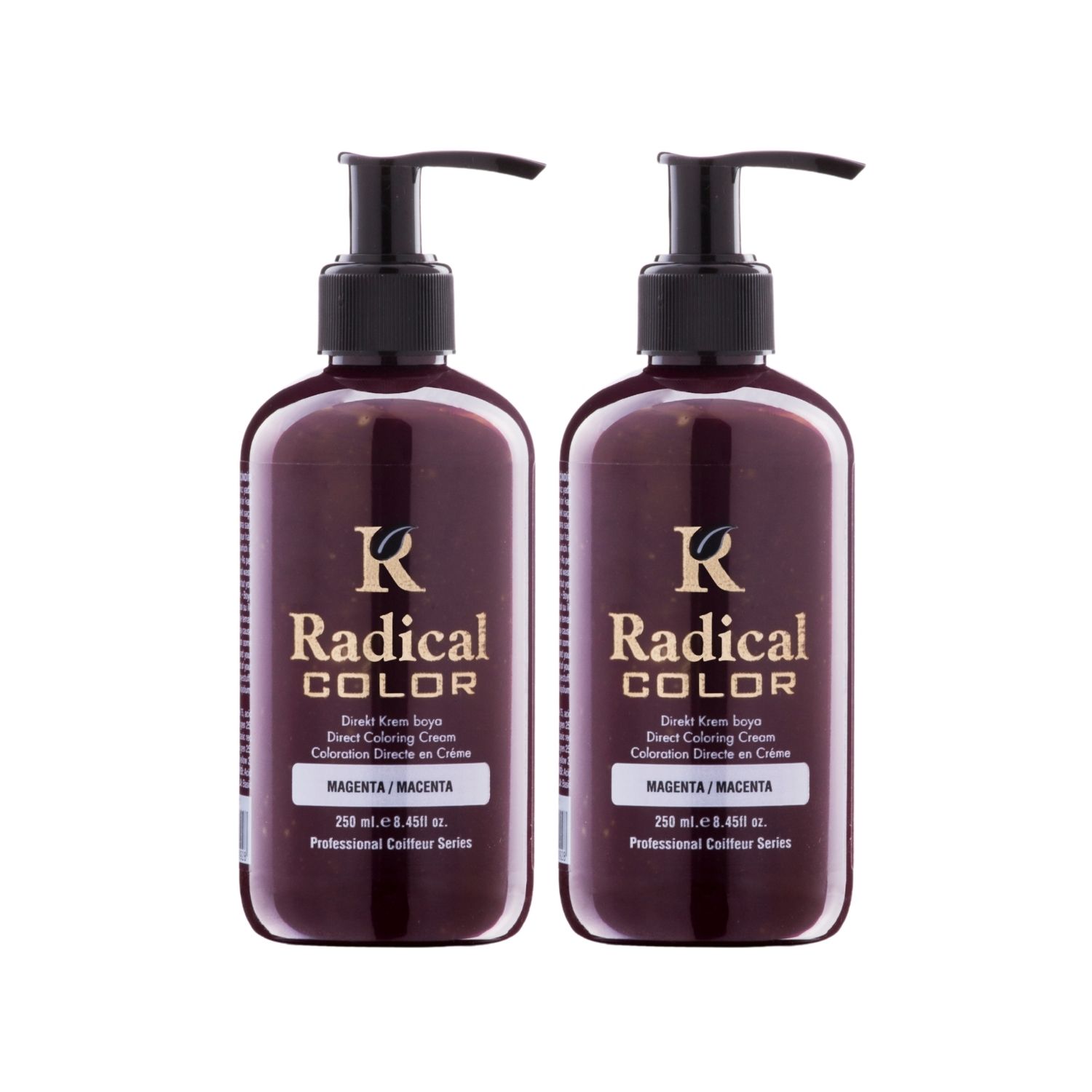 Radical Color NEW 25/Macenta Amonyaksız Su Bazlı Saç Boyası 250 ML 2 Adet Magenta