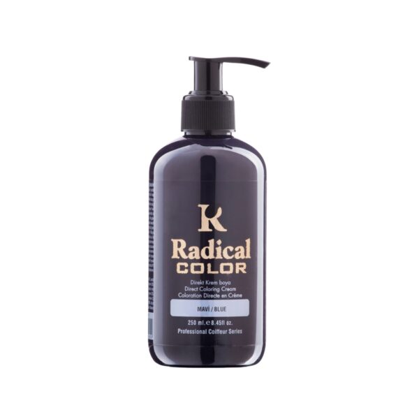 Radical Color NEW 25/Blue Amonyaksız Su Bazlı Saç Boyası 250 ML 1 Adet Mavi
