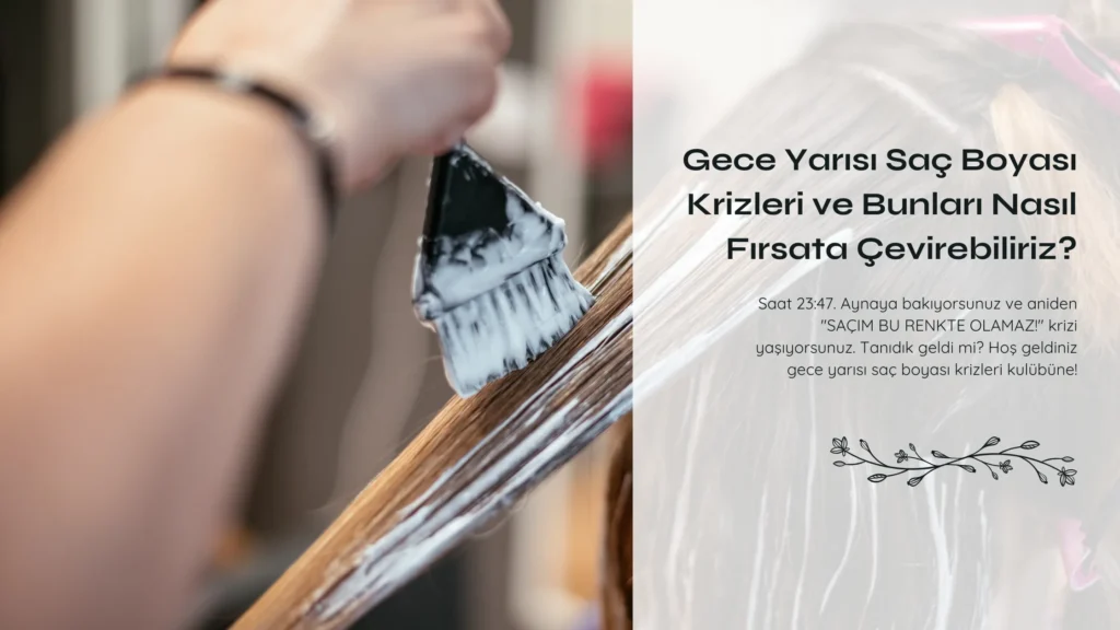 Saat 23:47. Aynaya bakıyorsunuz ve aniden "SAÇIM BU RENKTE OLAMAZ!" krizi yaşıyorsunuz. Tanıdık geldi mi? Hoş geldiniz gece yarısı saç boyası krizleri kulübüne! Gece Yarısının Büyülü Etkisi Gece vakti neden her şey daha dramatik görünür biliyor musunuz? Çünkü beynimiz yorgunken daha duygusal kararlar alır. Ama bu kötü bir şey değil! Bu anlar yaratıcılığımızın zirve yaptığı anlardır. Kriz Anı = Dönüşüm Fırsatı ✨ Dur bir nefes al: Sabaha kadar bekle, belki de o renk sandığından güzel Pinterest'te hayal kur: Yeni saç renginden sonraki halini görselleştir Renk testine gir: Geçici boyalarla denemeler yap Uzman rehberliğini al: Hangi rengin cilt tonuna uygun olduğunu öğren Gece Yarısı Kararlarının Altın Kuralları Kendi saç tipini tanı (yağlı/kuru/karışık) Cilt alttonunu belirle (soğuk/sıcak) Yaşam tarzına uygunluğunu düşün Bakım rutinine hazır ol Plot Twist: Bazen o gece yarısı krizleri hayatımızın en güzel değişimlerinin başlangıcı oluyor. Çünkü konfor alanımızdan çıkmak için biraz cesaret lazım, ve gece yarısının verdiği o cesaret bazen tam da ihtiyacımız olan şey! O yüzden gelecek sefer gece yarısı aynada kendinizi görünce paniklemek yerine, "Belki de değişim zamanım gelmiştir" diyerek bu krizi fırsata çevirebilirsiniz! 🎨