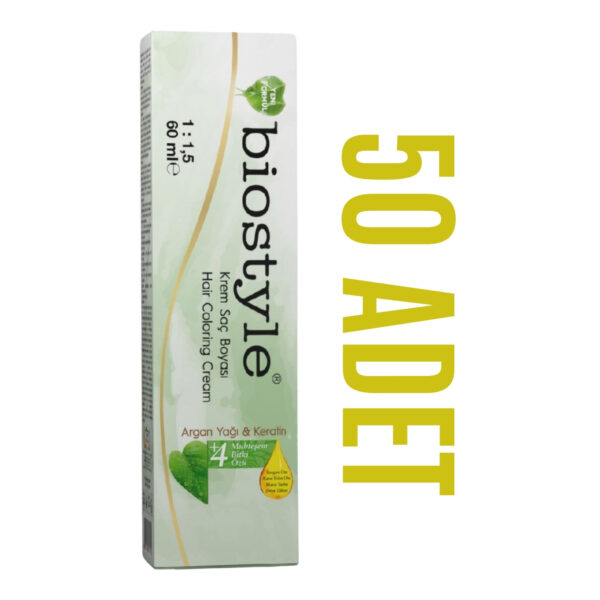 Biostyle Kuaför Seti 60 Ml 50 Adet Saç Boyası Oksidansız