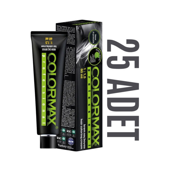 Colormax Kuaför Seti 60 Ml 25 Adet Saç Boyası Oksidansız