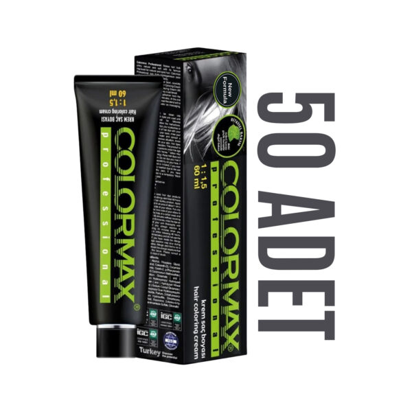 Colormax Kuaför Seti 60 Ml 50 Adet Saç Boyası Oksidansız