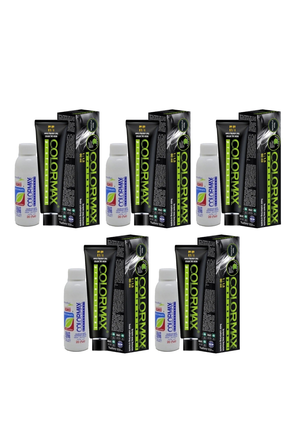 Colormax SPR126 Nouveau 2025/00.22 Turuncu Azaltıcı 60 Ml 5 Adet Saç Boyası + 5 Adet 90 Ml Oksidan Set Colormax SPR126 Nouveau 2025/00.22 Turuncu Azaltıcı 60 Ml 5 Adet Saç Boyası + 5 Adet 90 Ml Oksidan Set