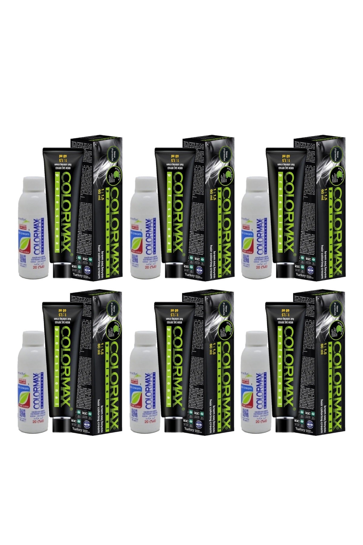 Colormax SPR127 Nouveau 2025/00.22 Turuncu Azaltıcı 60 Ml 6 Adet Saç Boyası + 6 Adet 90 Ml Oksidan Set Colormax SPR127 Nouveau 2025/00.22 Turuncu Azaltıcı 60 Ml 6 Adet Saç Boyası + 6 Adet 90 Ml Oksidan Set