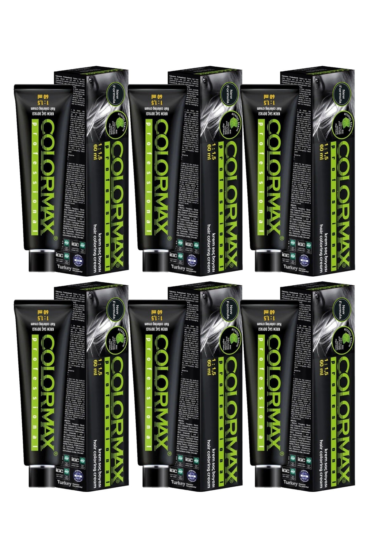 Colormax SPS384 Nouveau 2025/07.55 Derin Kumral Kızıl 60 Ml 6 Adet Saç Boyası Oksidansız Colormax SPS384 Nouveau 2025/07.55 Derin Kumral Kızıl 60 Ml 6 Adet Saç Boyası Oksidansız