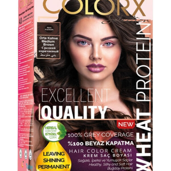 Colorx Nouveau 2025/08.33 Açık Karamel 50 Ml + 50 Ml 2 li Set Saç Boyası