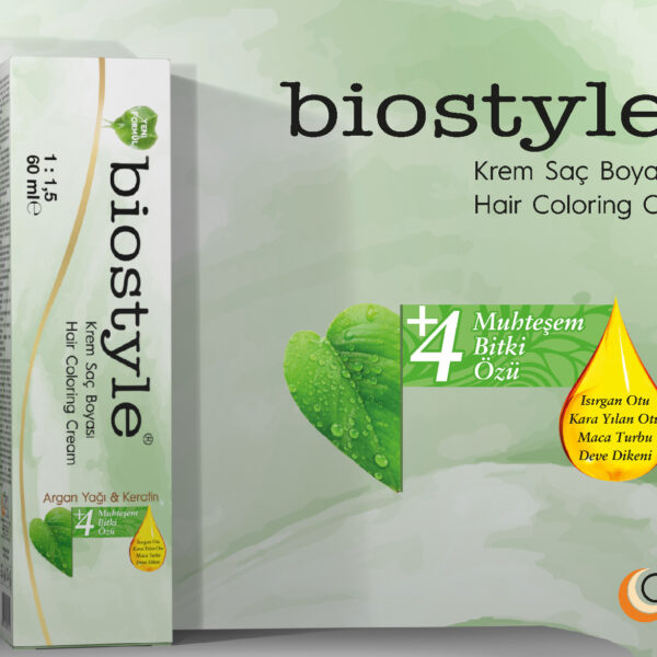 Biostyle Bitki Özlü Argan ve Keratin 9.3 Sarı Dore 2 Adet 60 ML Saç Boyası + 2 Adet 90 ML Oksidan