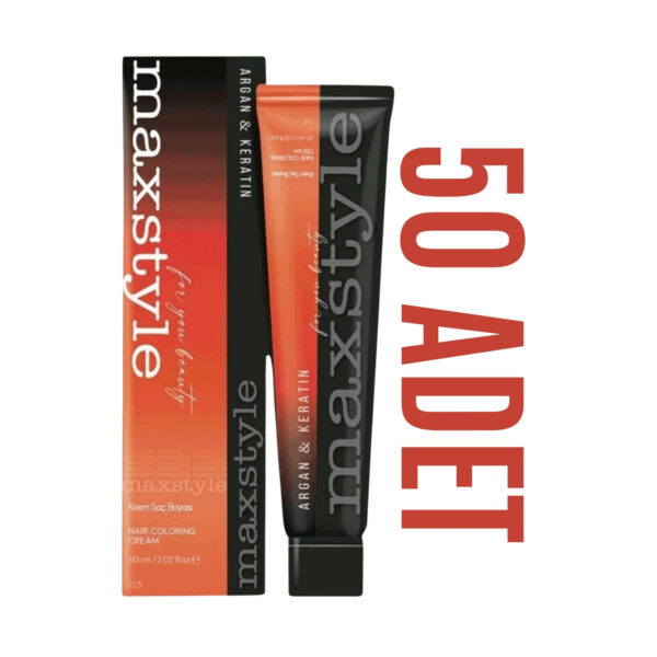 Maxstyle Kuaför Seti 60 Ml 50 Adet Saç Boyası Oksidansız