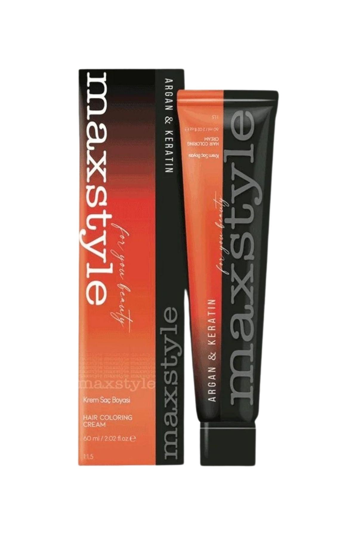 Maxstyle SPS521 Argan ve Keratin 2025/09.01 Küllü Sarı 60 Ml 1 Adet Saç Boyası Oksidansız Maxstyle SPS521 Argan ve Keratin 2025/09.01 Küllü Sarı 60 Ml 1 Adet Saç Boyası Oksidansız