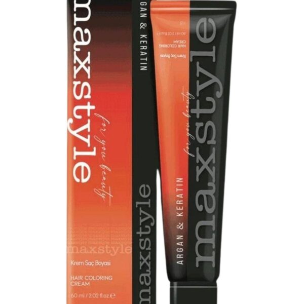 Maxstyle SPS467 Argan ve Keratin 2025/08.01 Açık Küllü Kumral 60 Ml 1 Adet Saç Boyası Oksidansız